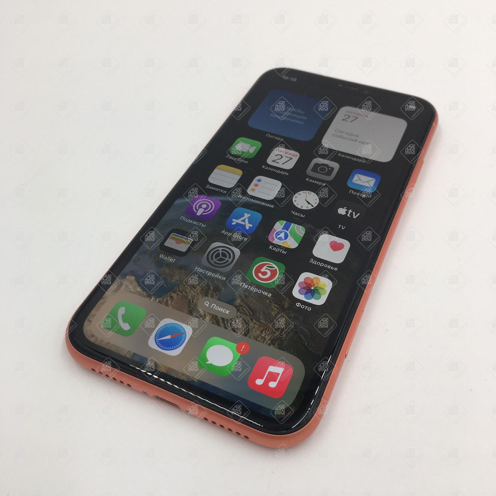 Купить Смартфон iPhone Xr, 64 ГБ, розовый, 3 ГБ в Самаре