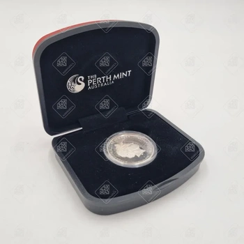 Монета Ausralian Lunar Horse 2014 (series II), серебро 900, вес 31 г.