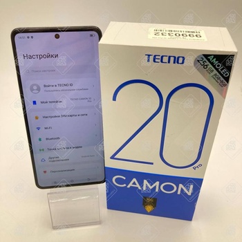 Tecno Camon 20 Pro, 256 ГБ, черный, 8 ГБ