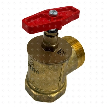 Клапан пожарный латунь угловой 90° DN50 PN16