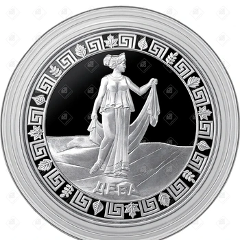 Монета Five Dollars 2012 "Знаки Зодиака - Дева", серебро II категория 925, вес 33.68 г.