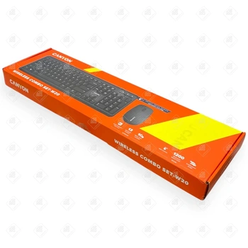 Беспроводная клавиатура и мышь CANYON COMBO SET-W20