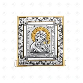 Икона "Казанская", серебро I категория 925, вес 33 г.