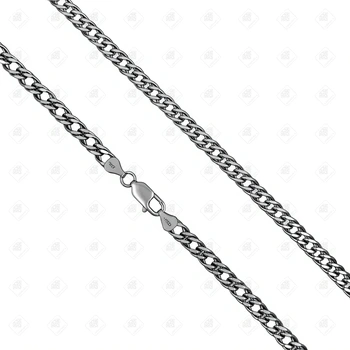 Цепь плетения Двойной ромб, серебро I категория 925, вес 43.86 г.