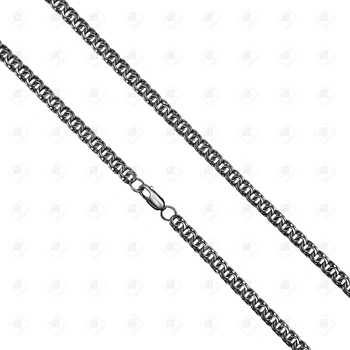 Цепь плетения Бисмарк, серебро I категория 925, вес 33.66 г.