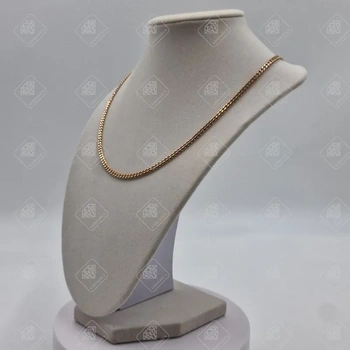 Цепь плетения Панцирная, золото 585 II Категория, вес 15.92 г.