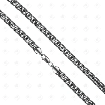 Цепь плетения Бисмарк, серебро I категория 925, вес 75.05 г.