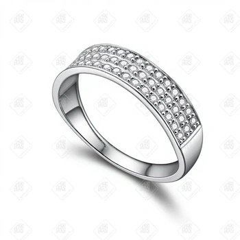 Кольцо с бриллиантами, золото 585 II Категория, вес 1.18 г.