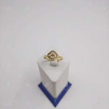Кольцо с бриллиантами, золото 585 III Категория, вес 2.68 г.