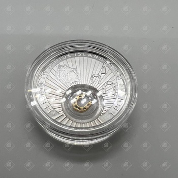 Монета подкова, серебро I категория 925, вес 14.4 г.