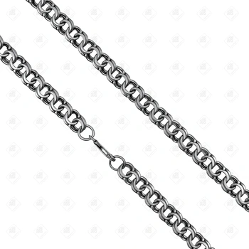 Цепь плетения Бисмарк, серебро II категория 925, вес 39.02 г.