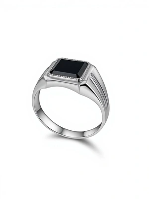 Печатка с эмалью , серебро I категория 925, вес 5.43 г.