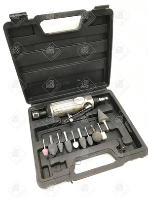 Машина шлифовальная пневматическая Fox Weld, с аксессуарами, 15 предметов