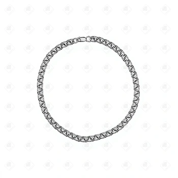 Браслет плетения Бисмарк, серебро II категория 925, вес 6.54 г.