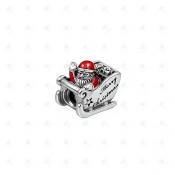 Шарм Pandora "Sleighing Santa", серебро I категория 925, вес 6.06 г.