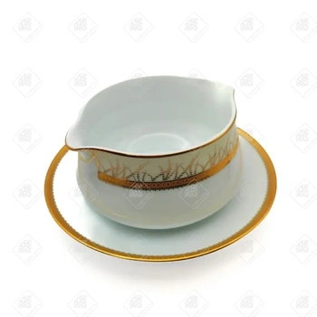 Блюдо с подставкой YAMASEN GOLD COLLECTION JAPAN 24 GOLD PLATED