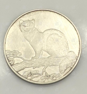 3 рубля 1995, серебро I категория 925, вес 33.9 г.