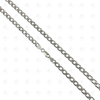 Цепь плетения Двойной ромб, серебро I категория 925, вес 19.13 г.