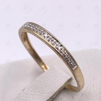 Кольцо с камнями, золото 585 III Категория, вес 0.82 г.