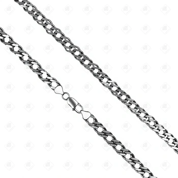 Цепь плетения Двойной ромб, серебро I категория 925, вес 59.56 г.