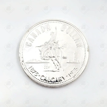 канадский доллар, серебро 900, вес 22.86 г.