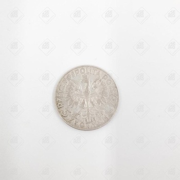 5 злотых 1932 года, серебро II категория 925, вес 10.85 г.