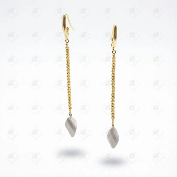 Серьги, золото 585 II Категория, вес 4.43 г.