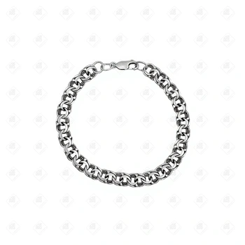 Браслет браслет Бисмарк, серебро I категория 925, вес 15.52 г.
