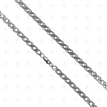 Цепь плетения Тройной Ромб, серебро I категория 925, вес 17.72 г.