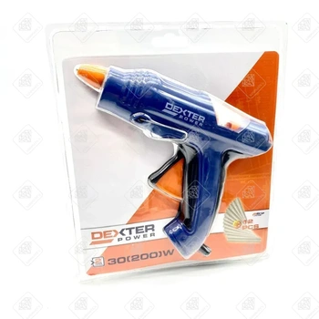 Пистолет клеевой Dexster 200вт
