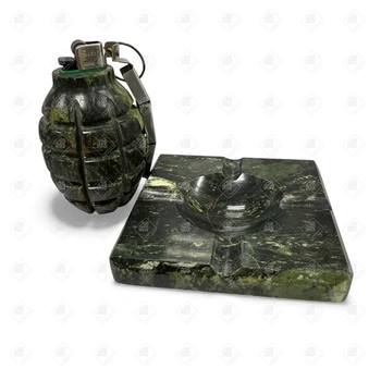 Пепельница + Зажигалка в форме гранаты