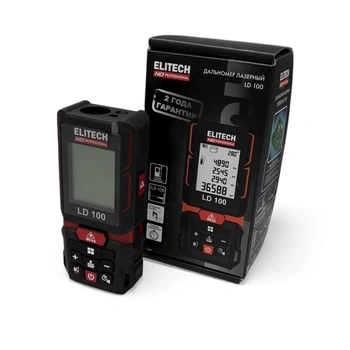 Лазерный дальномер Elitech LD 80