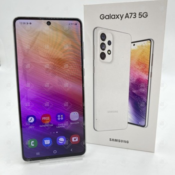 Samsung Galaxy A73 5G, 128 ГБ, белый, 6 ГБ