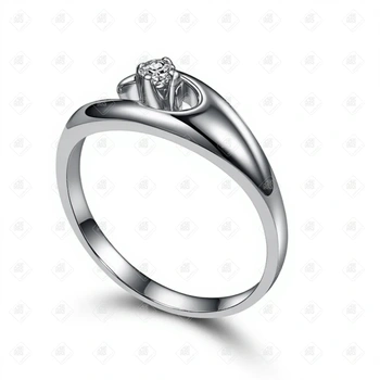 Кольцо с Бриллиантом, золото 585 (14K), вес 2.32 г.