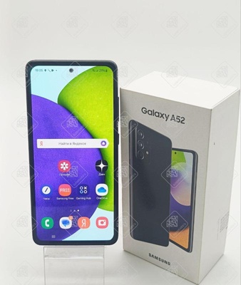 Samsung Galaxy A52, 128 ГБ, черный, 4 ГБ