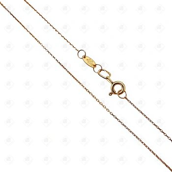 Цепь плетение Якорное, золото 585 (14K), вес 0.98 г.