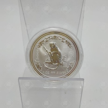 1 Доллар Elizabeth II 2004г, серебро II категория 925, вес 31.49 г.