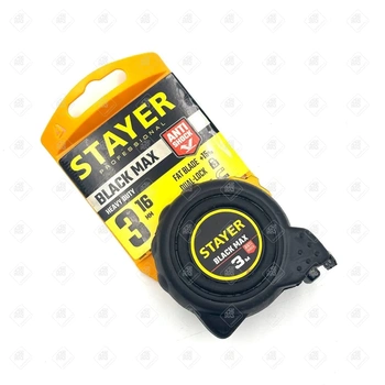 Рулетка STAYER BlackMax 3 / 16мм