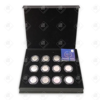 Серебряные медали чемпионат мира по футболу 2018, серебро I категория 925, вес 81.6 г.