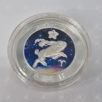 Монета "Армения, Знаки зодика "Овен" , серебро I категория 925,, серебро I категория 925, вес 26.16 г.