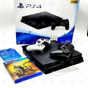Sony Playstation 4 Slim 500gb (2 джойстика, и игра Mortal Kombat 11)