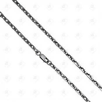 Цепь якорная граненая, серебро I категория 925, вес 36.8 г.