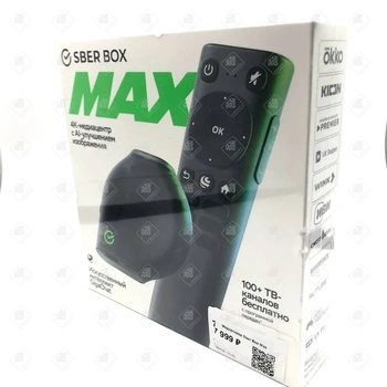 Умный медиацентр Sber Box MAX