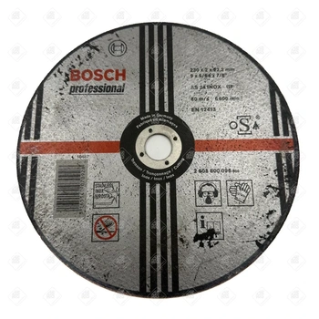Диск отрезной по нержавеющей стали 230х2х22,23 Bosch 2608600096