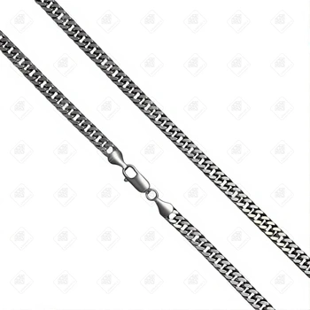 цепь Двойная панцирная Italy, серебро II категория 925, вес 39.13 г.