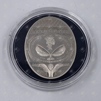 монета 1 доллар, серебро I категория 925, вес 28.3 г.
