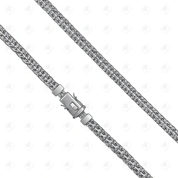 Цепь плетения Рамзес, серебро II категория 925, вес 74.98 г.