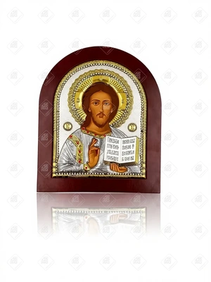 Икона серебряная Спаситель , серебро 999, вес 268.22 г.