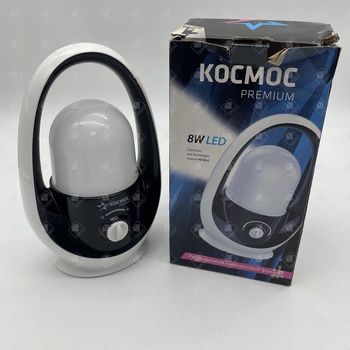 Кемпинговый фонарь космос AC6012HWLED черный/белый