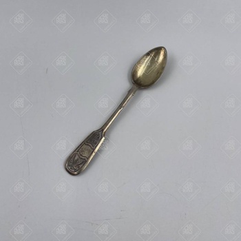 Ложка столовая, серебро III категория 875, вес 20.68 г.